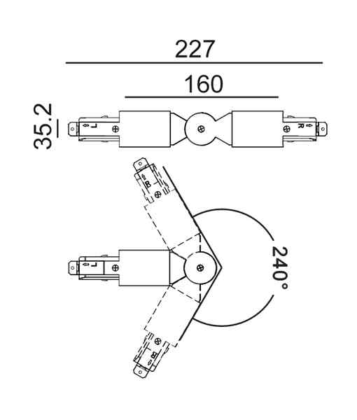 CLA 4 Wire 3 Circuit Universal Tracks, Connectors, End Cap & Live End - Image 19