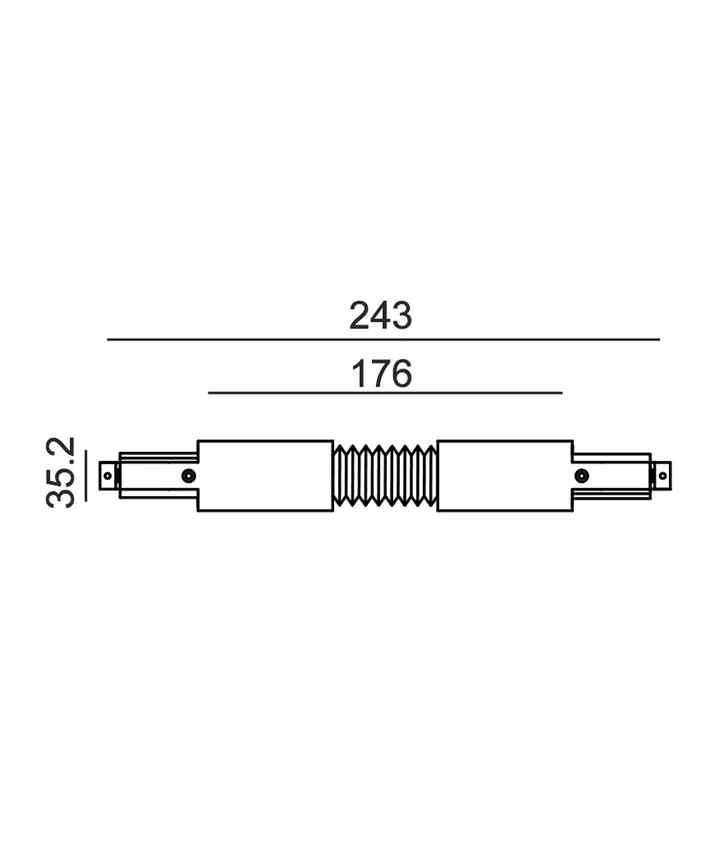 CLA 4 Wire 3 Circuit Universal Tracks, Connectors, End Cap & Live End - Image 23