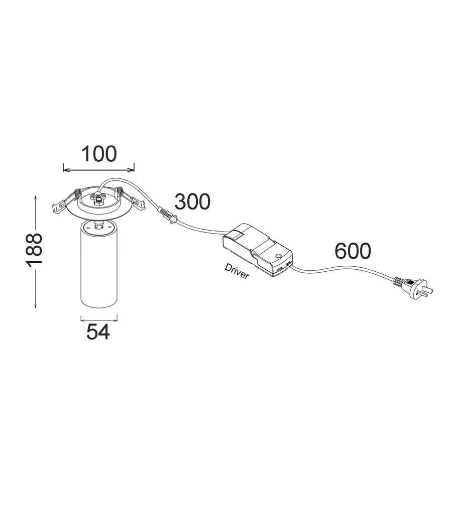 CLA TUBO: LED Recessed Tri-CCT Tiltable & Rotatable Spot Downlights (Cut out: 70-90mm) - Image 4