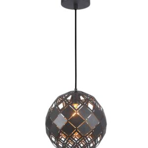 CLA TUILE: Interior Large Embossed Tiled Iron Wine Glass Shape Pendant Lights