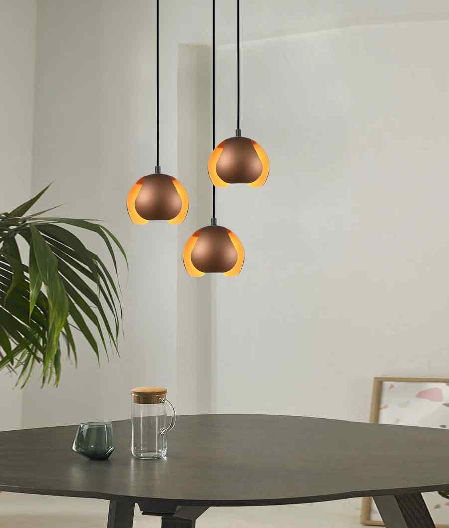 CLA VAINA: Minimalist Scandinavian Interior Small Iron Dome Shape Pendant Lights - Image 10
