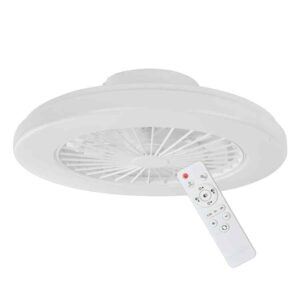 CLA VIFTU: Interior Low Profile DC Surface Mounted Ceiling Fan with LED Tri-CCT Light