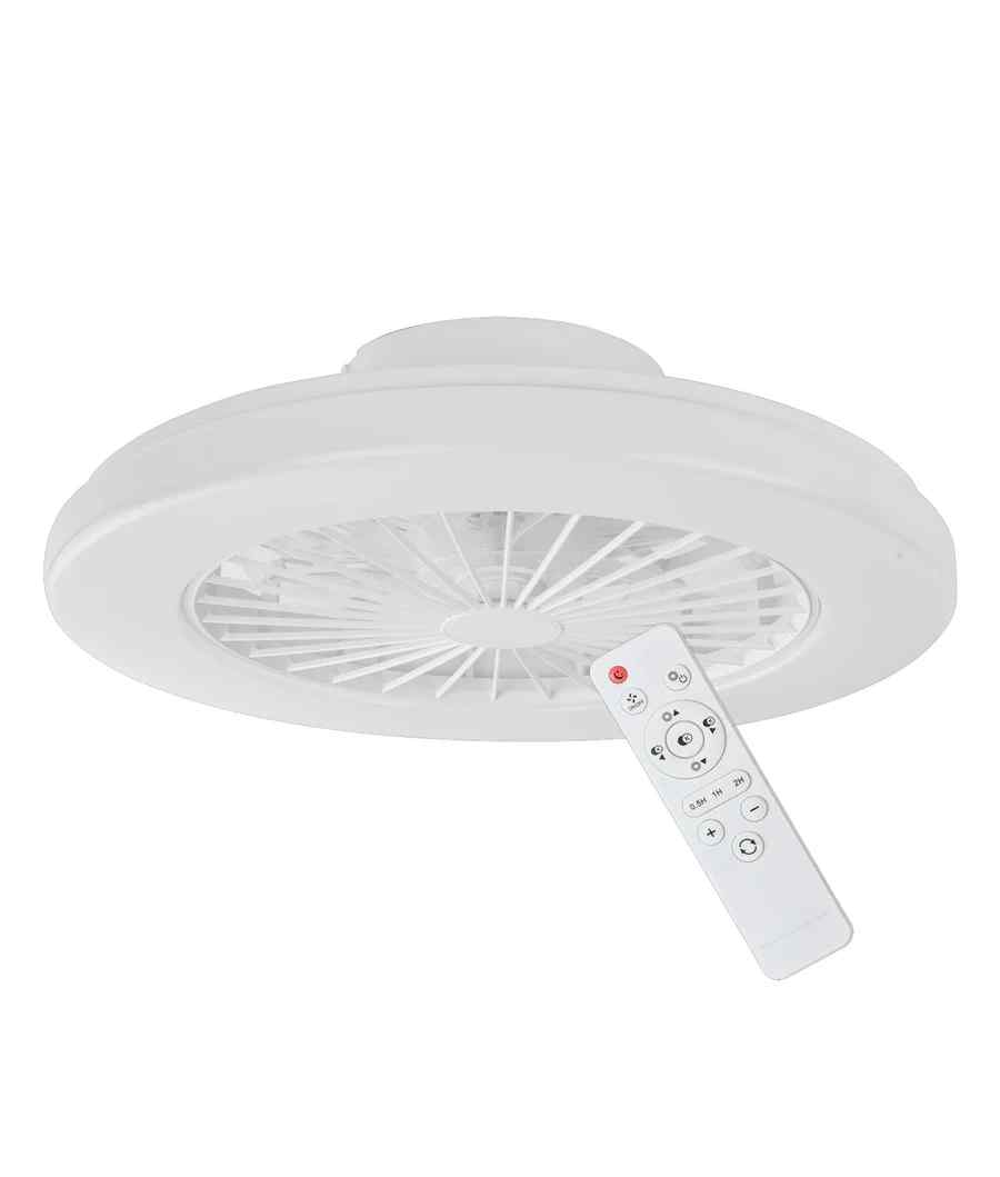 CLA VIFTU: Interior Low Profile DC Surface Mounted Ceiling Fan with LED Tri-CCT Light