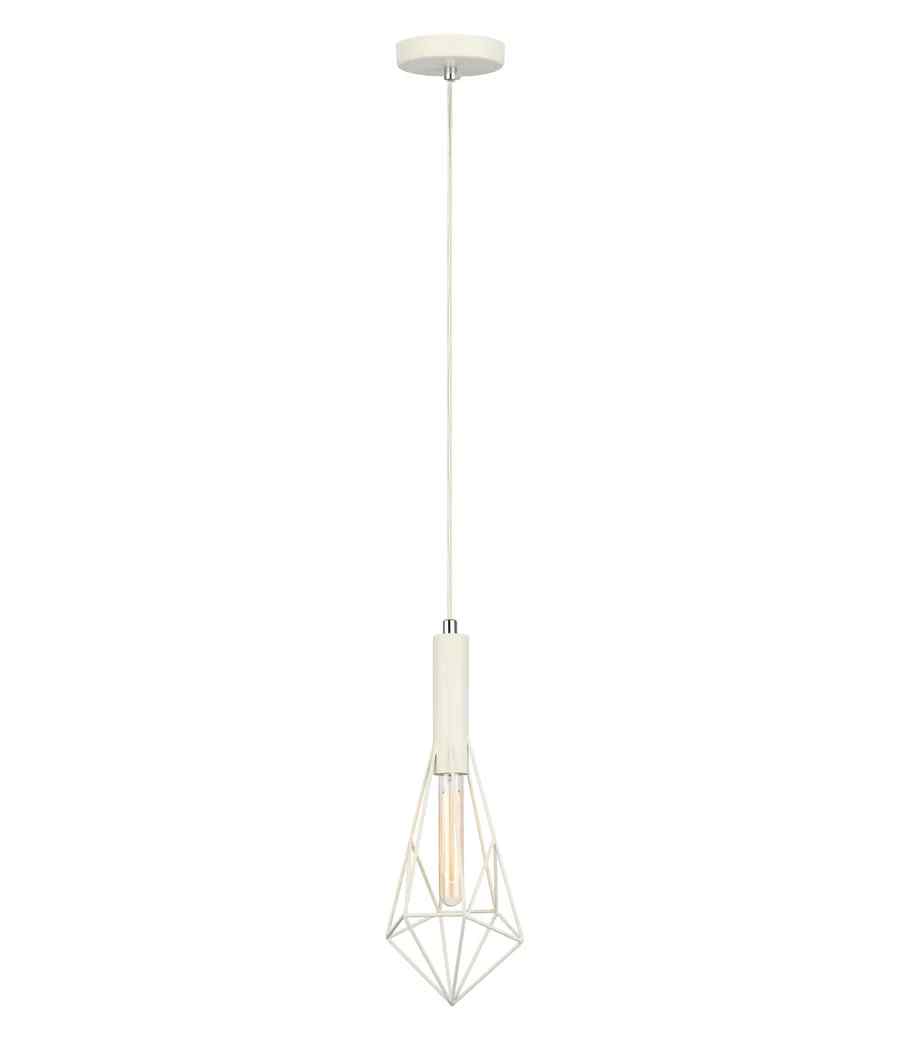 CLA BLACKBAND & WHITEBAND Small Diamond Shape Bird Cage Pendant Lights - Image 4