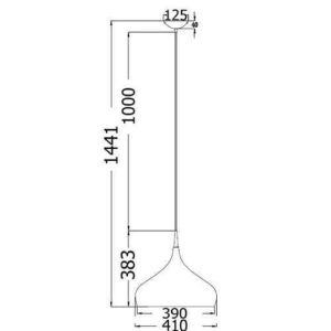 CLA ZARA: Modern Dome Shape Pendant Lights