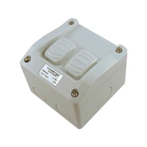 CGS Single Weatherproof Surface Switch 2 Gang – NEW STYLE WS152N