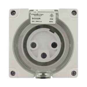 CGS IP66 Socket Outlet 3 Pin – 250V 32A