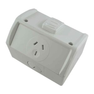 CGS Weatherproof GPO SINGLE 10A – NEW STYLE WPOS10N