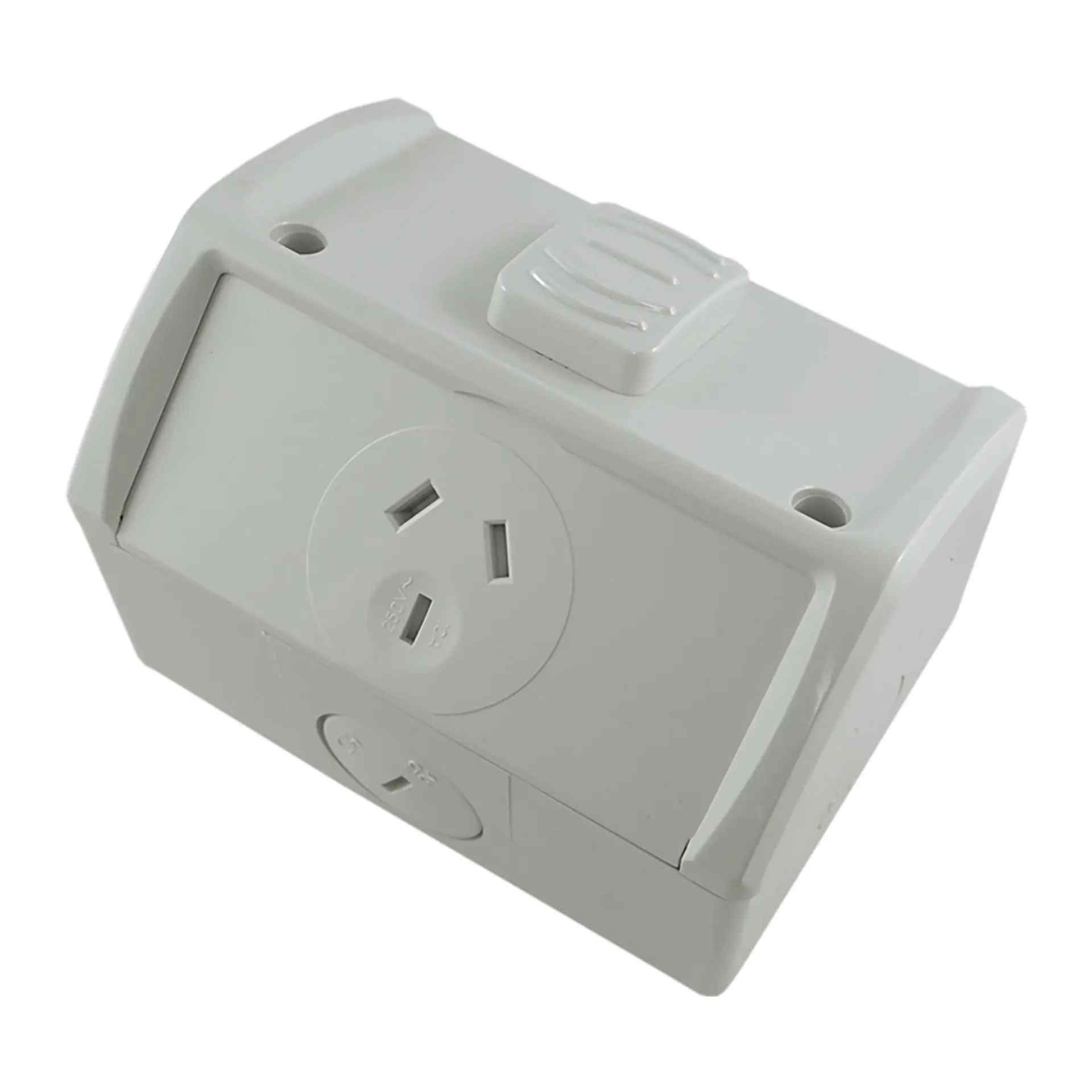 CGS Weatherproof GPO SINGLE 10A – NEW STYLE WPOS10N