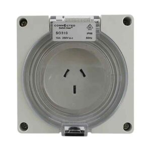 CGS IP66 3 Pin Socket Outlet 20A 250V AC