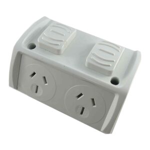 CGS Weatherproof GPO DOUBLE 15A – Integrated Connection WPOD15NC