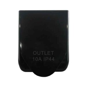 CGS Caravan Outlet Female – 3 Pin 250V AC 10A BLACK
