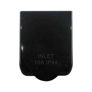 CGS Caravan Inlet Male – 3 Pin 250V AC 10A Black