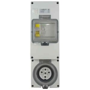 CGS IP66 RCD Protected Socket Outlet 5 Pin – 500V 10A