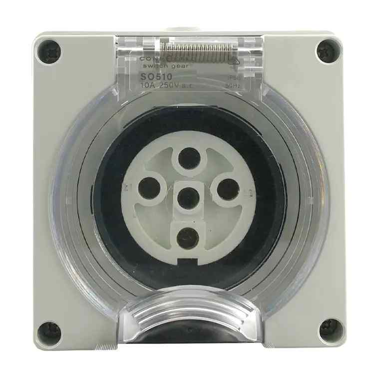 CGS IP66 Socket Outlet 5 Pin – 500V 10A SO510