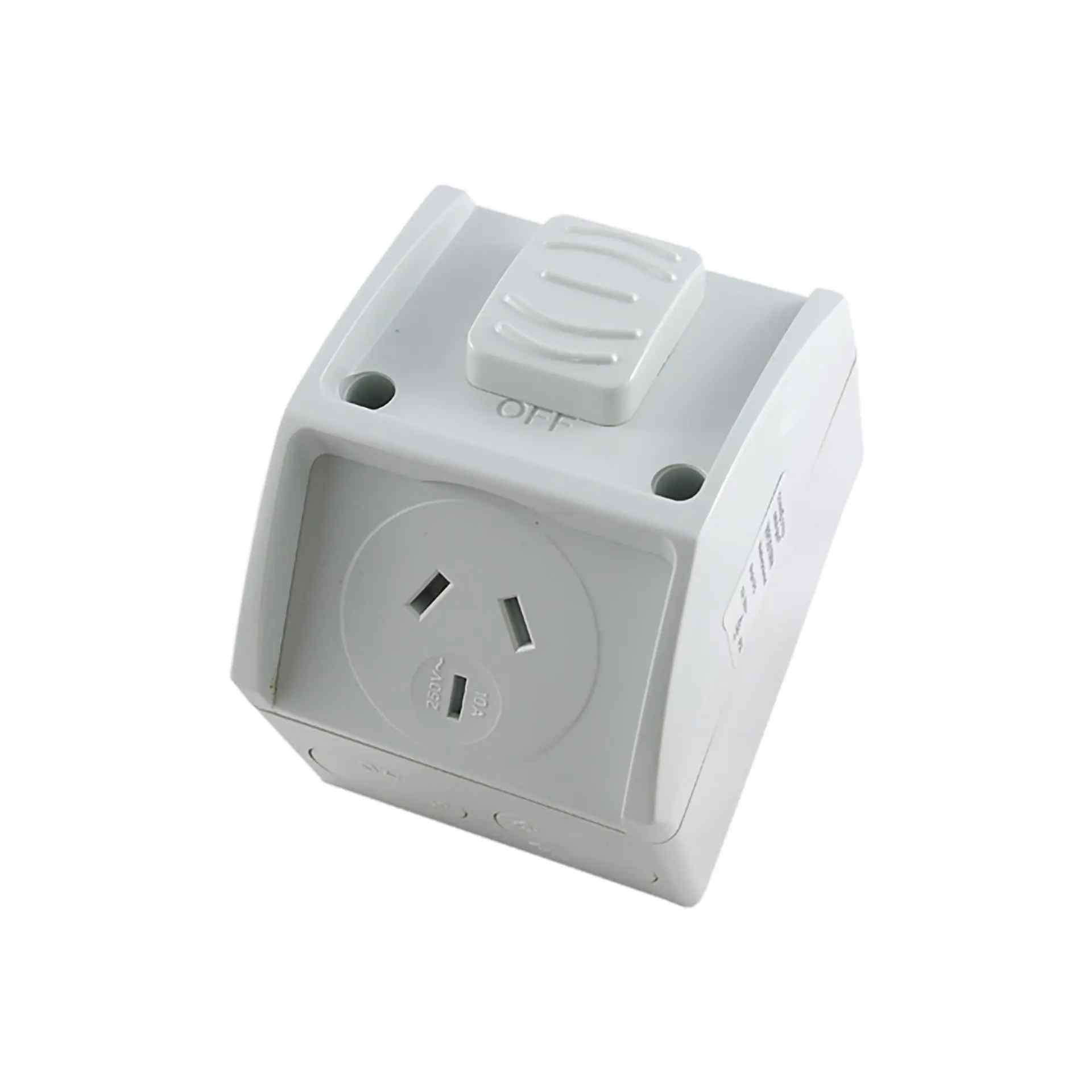 CGS Weatherproof GPO SINGLE 10A – Half Size New Style WPOS10NH