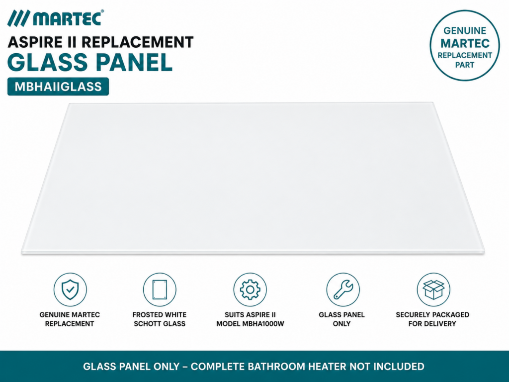 Martec Aspire II Replacement Glass Panel MBHAIIGLASS
