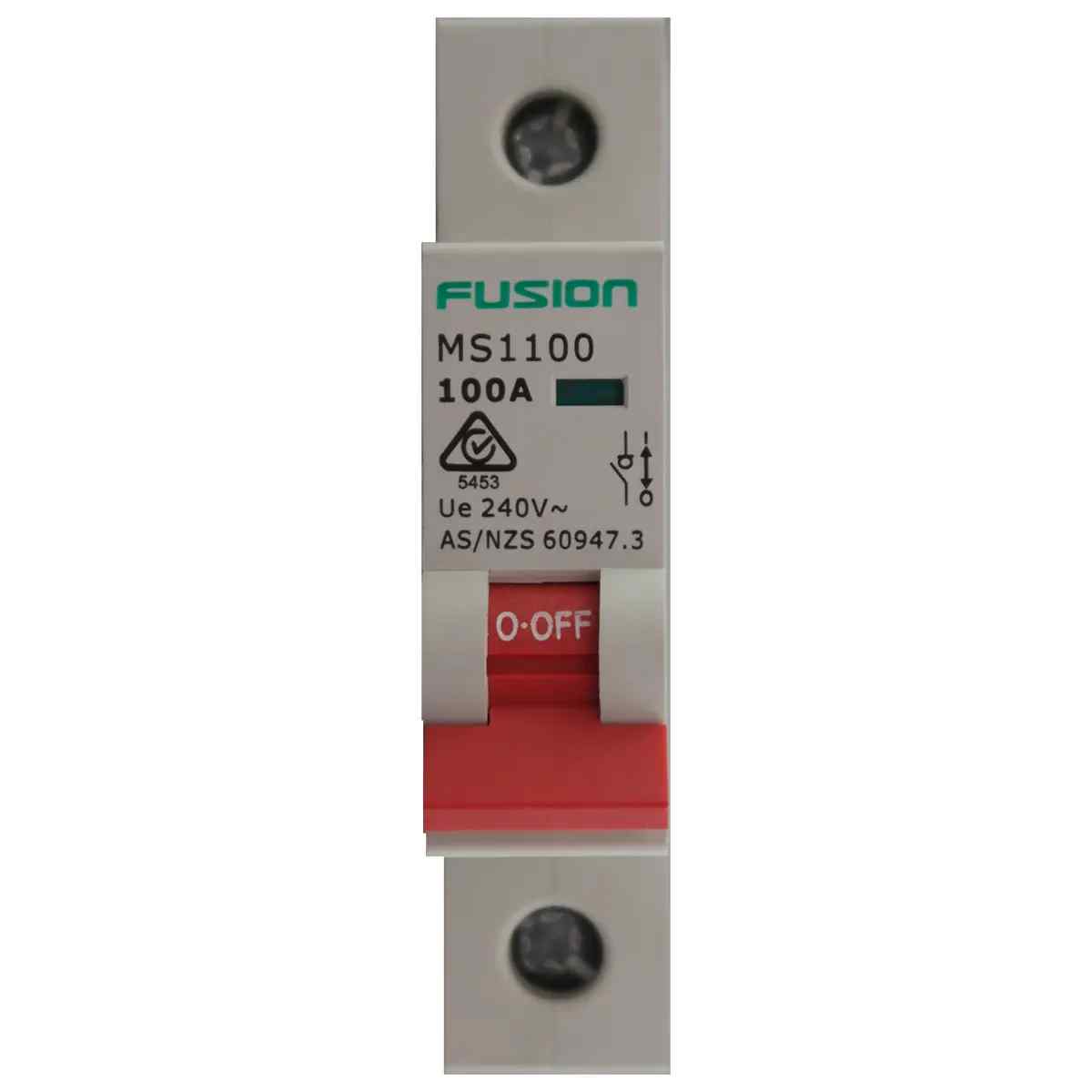 CSG Main Switch Single Pole 240V AC 100A
