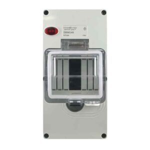 CSG 4 Pole Weatherproof Enclosure IP66 Neon Indicator