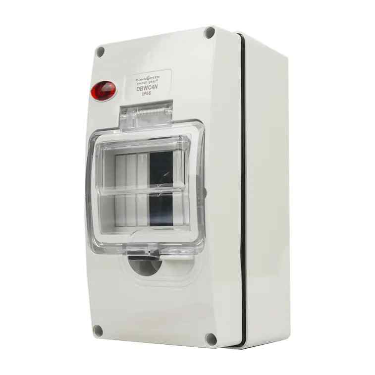CSG 4 Pole Weatherproof Enclosure IP66 Neon Indicator - Image 3