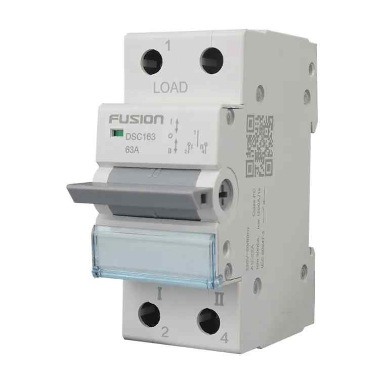 CSG Changeover Switch DIN Rail Mount 1 Pole 230V AC 63A - Image 3