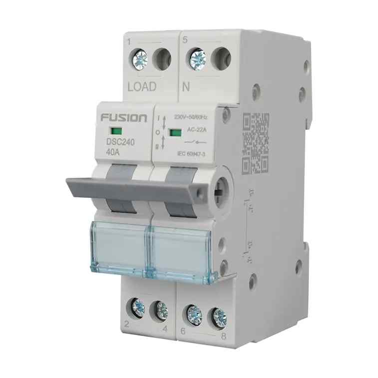 CSG Changeover Switch DIN Rail Mount 2 Pole 230/400V AC 40A - Image 5