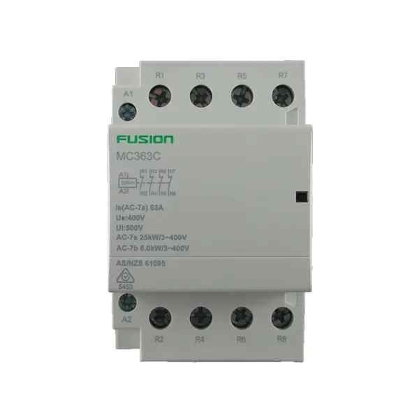 CSG Modular Contactor 4 Pole 500V AC 63A 4NC