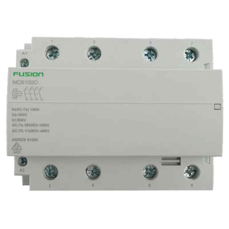 CSG Modular Contactor 4 Pole 500V AC 100A 4NO