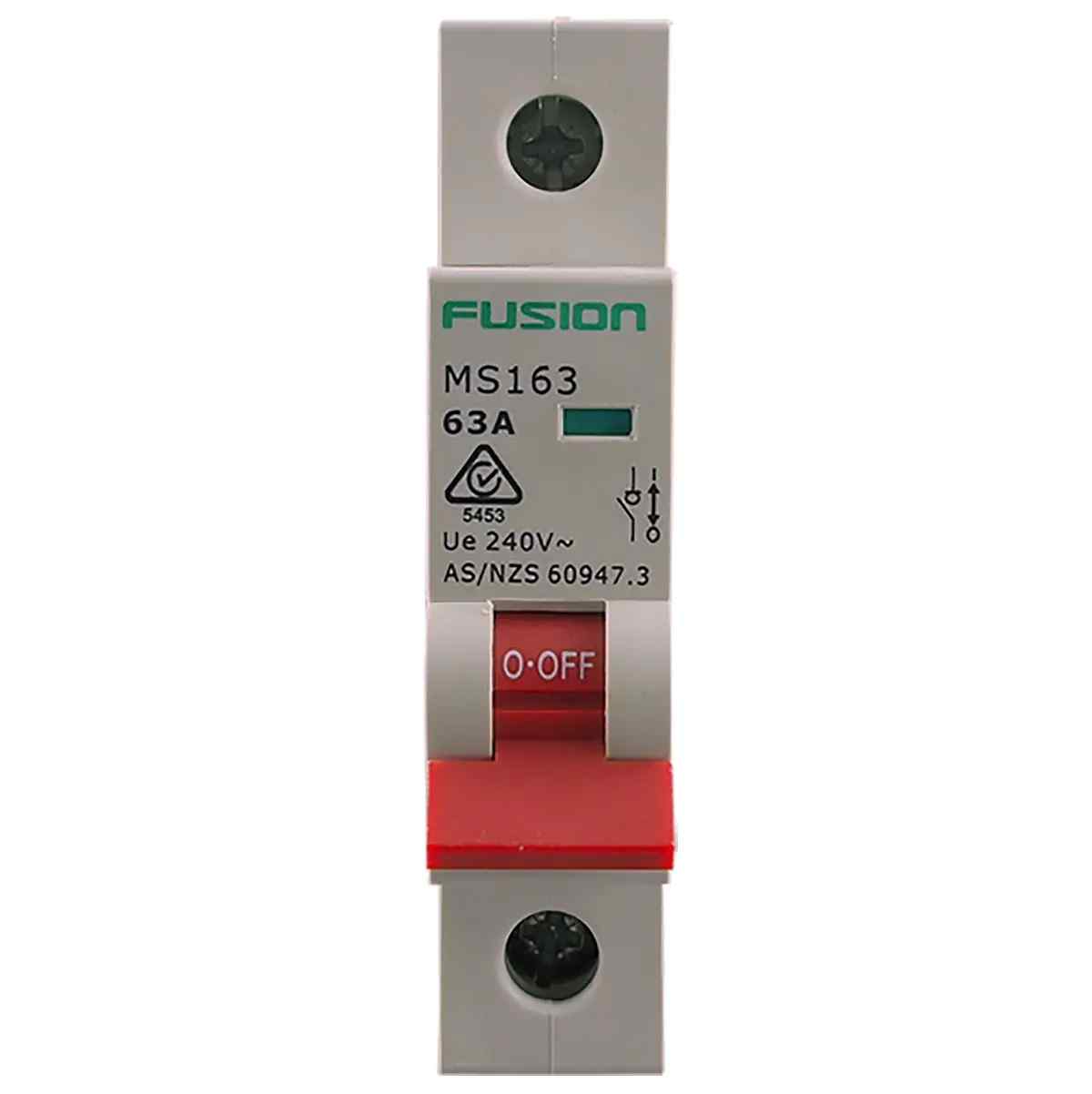 CSG Main Switch Single Pole 240V AC 63A