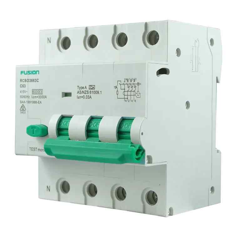 CSG RCBO 3P+N 6kA 415V 63A Type A - Image 3