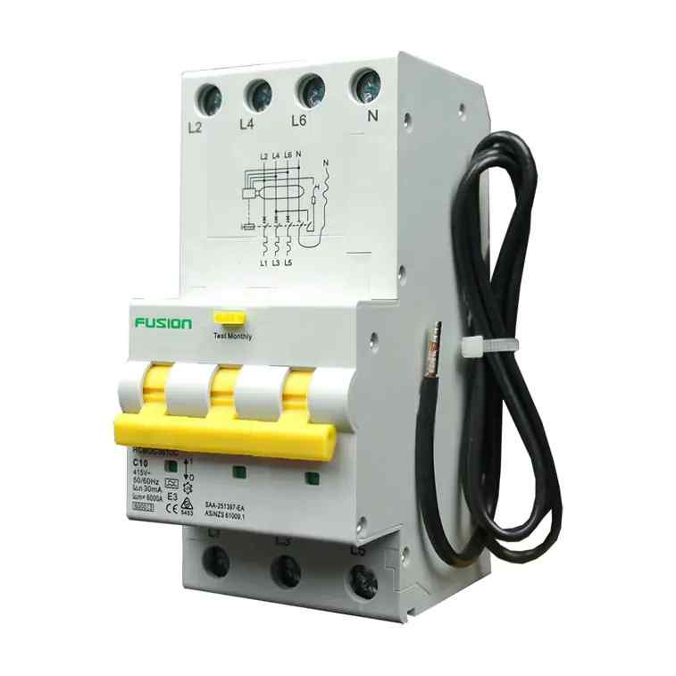 CSG RCBO 3P+N 10kA 415V 20A Chassis Mount - Image 3