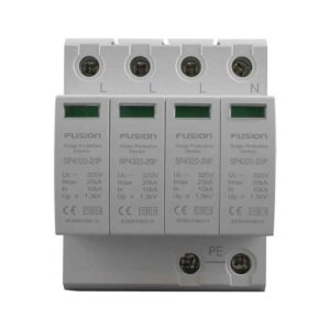 CSG Surge Arrestor Type 2 + 3, 4 Pole 320V 20kA L-L-L-N-PE