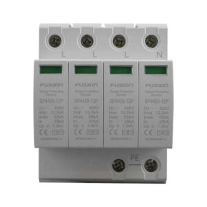 CSG Surge Arrestor Type 1 + 2, 4 Pole 420V 12.5kA L-L-L-N-PE