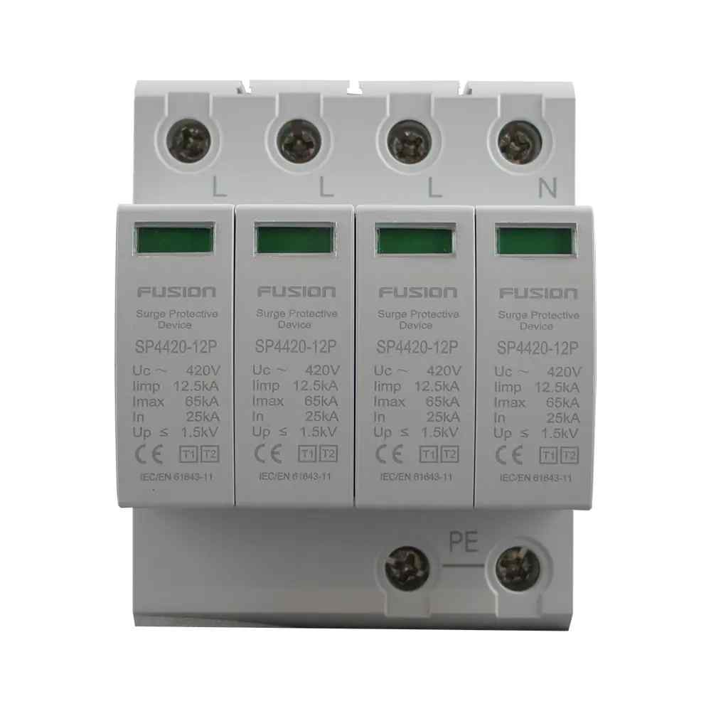 CSG Surge Arrestor Type 1 + 2, 4 Pole 420V 12.5kA L-L-L-N-PE