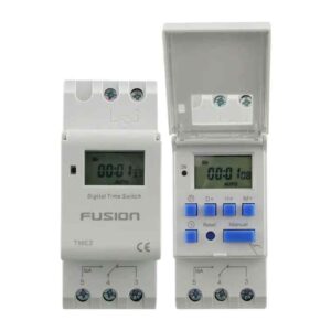 CSG Electronic Timer 2 Pole Din Rail Mount