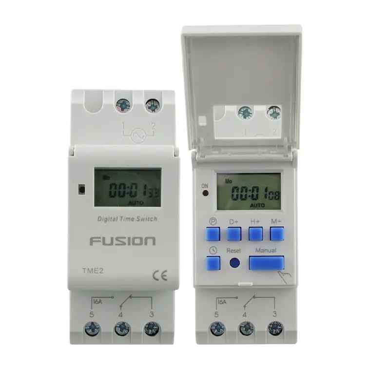 CSG Electronic Timer 2 Pole Din Rail Mount