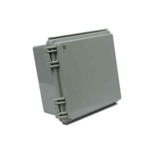 CSG IP65 Weatherproof Enclosure 150 x 150 x 90mm Grey Hinged Cover