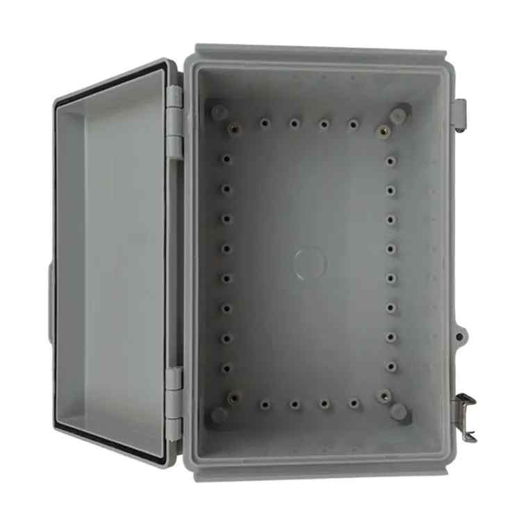 CSG IP65 Weatherproof Enclosure 300 x 200 x 130mm Grey Hinged Cover - Image 4