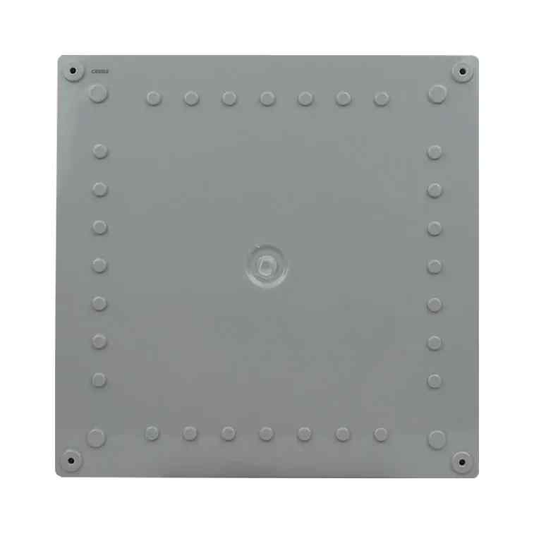 CSG IP65 Weatherproof Enclosure 300 x 300 x 180mm Grey Hinged Cover - Image 2