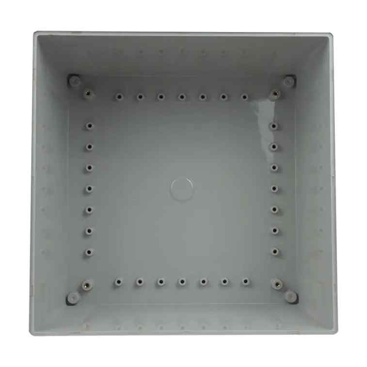 CSG IP65 Weatherproof Enclosure 300 x 300 x 180mm Grey Hinged Cover - Image 4