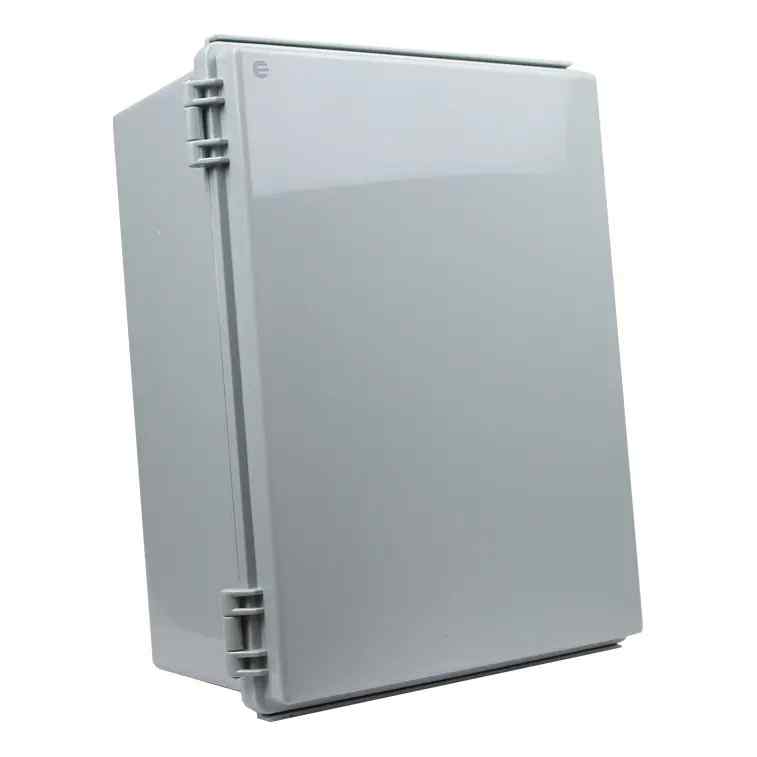 CSG IP65 Weatherproof Enclosure 400 x 300 x 180mm Grey Hinged Cover - Image 3