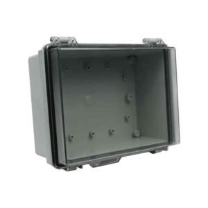 CSG IP65 Weatherproof Enclosure 220 x 170 x 110mm Clear Hinged Cover