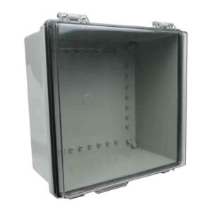 CSG IP65 Weatherproof Enclosure 300 x 300 x 180mm Clear Hinged Cover