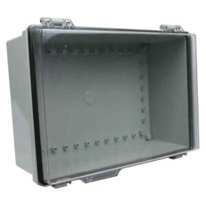 CSG IP65 Weatherproof Enclosure 350 x 250 x 150mm Clear Hinged Cover