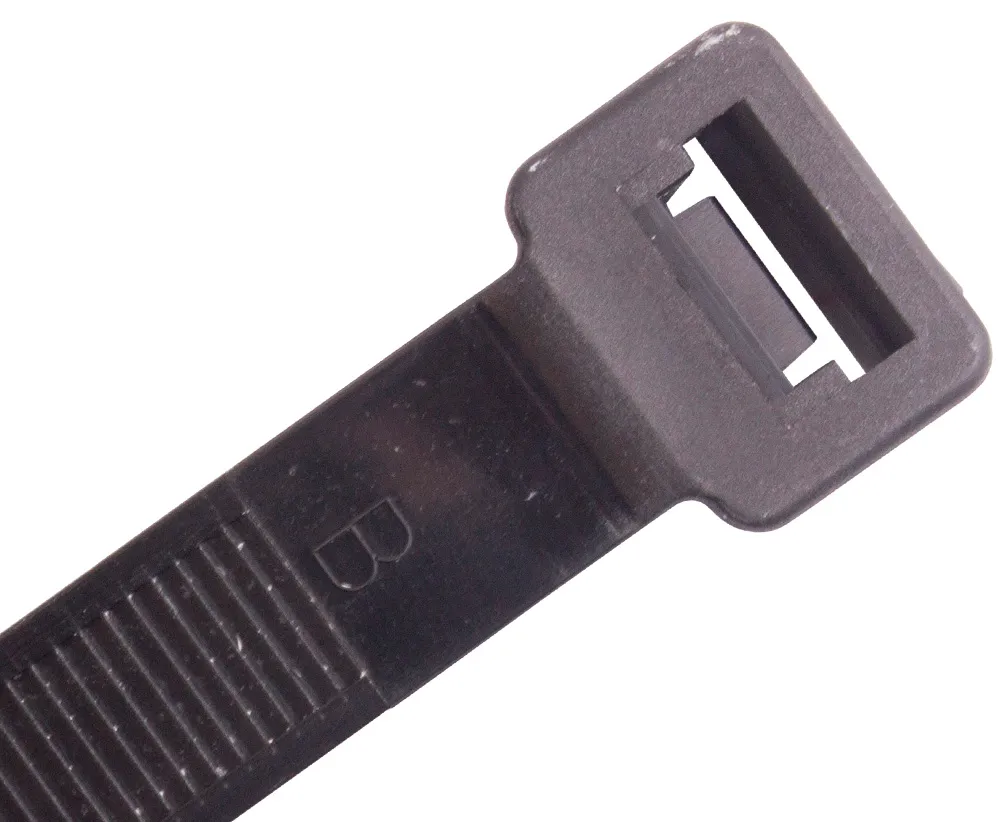 CABAC CT730BK-UHD 730 x 12mm ultra heavy duty UV black cable ties