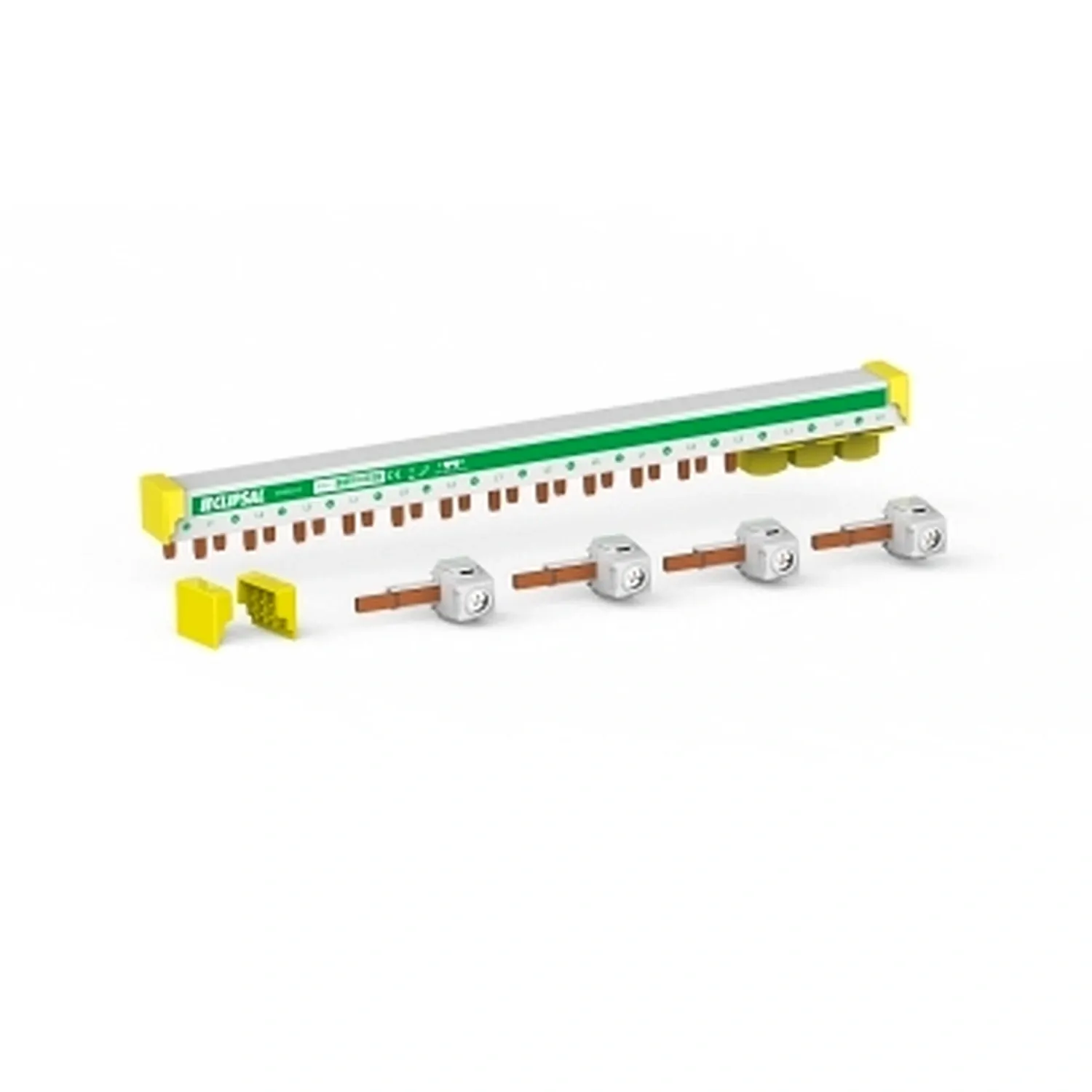 Clipsal MAX9 100 Amp Top Feed Slim Comb Busbar 3 Pole + Neutral 15 Module With Accessories - CLEARANCE