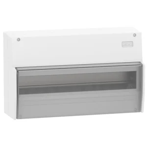 Clipsal MAX9 17 Pole Plastic Surface Mounted Switchboard Plain Door