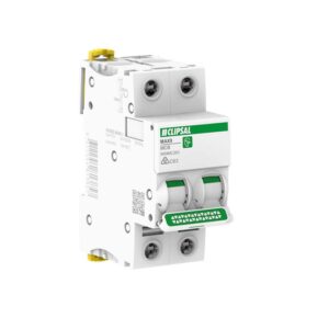 Clipsal MAX9 63 Amp MCB C Curve 2 Pole 6kA