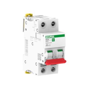 Clipsal MAX9 63 Amp MCB C Curve 2 Pole 6kA With Red Toggle