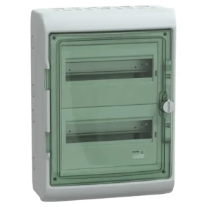Clipsal MAX9 24 Pole Plastic Surface Mounted Weatherproof Switchboard Plain Door